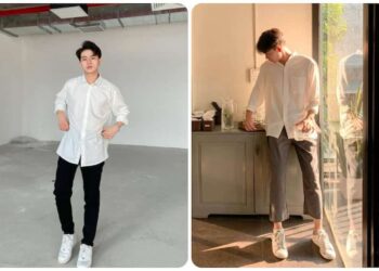 Cách phối đồ nam áo sơ mi