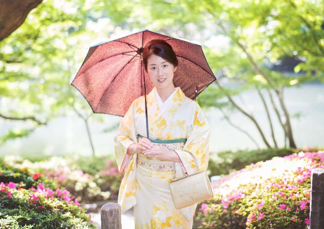 Vải sợi tổng hợp - vải may Kimono