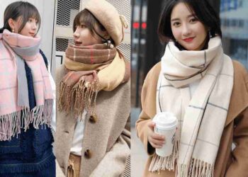 Kiểu quấn khăn quàng cổ giúp chúng ta có thể giữ ấm lại đơn giản