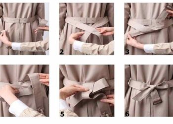 Những dạng áo măng tô có phần đai lưng để tạo điểm nhấn