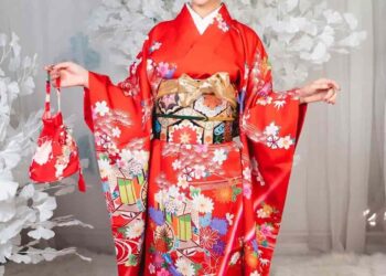 Cấu tạo Kimono với nhiều bộ phận