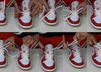 Hướng dẫn cách thắt dây giày Jordan cổ cao 